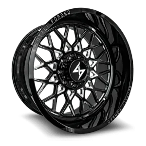 Sentali – Forged SF-5 – Black – 28″x16″ -99mm – Summer Wheels – SF528165199BM